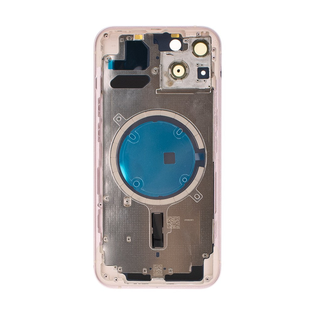 Rear Housing for iPhone 13 (NO LOGO)-Pink Rear Housing for iPhone 13 (NO LOGO)-Pink